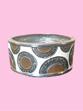 Coach 1941 Vintage Logo Bangle Bracelet with COA